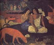 Paul Gauguin Happy Woman oil painting artist